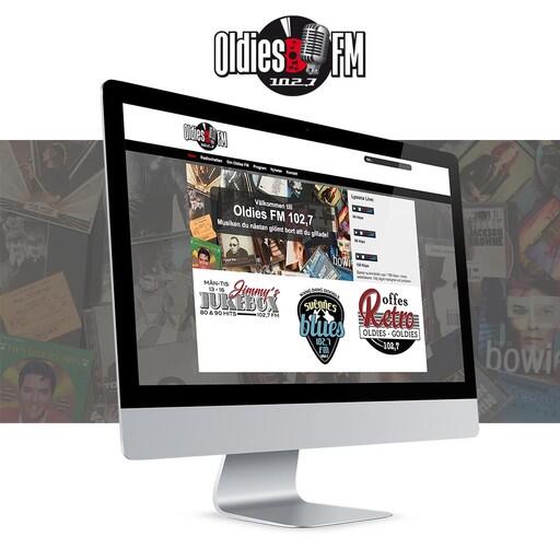 Ny hemsida till Oldies FM 102,7 i publiceringssystemet Yodo CMS.