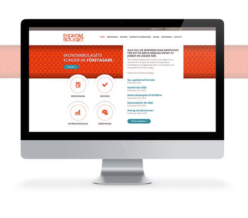 Ekonomibolagets nya hemsida är skapad i Yodo CMS, Det kompletta verkyget för din verksamhet.