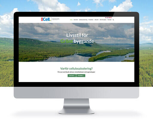 iCells nya hemsida är designad i webbpubliceringsverktyget Yodo CMS.