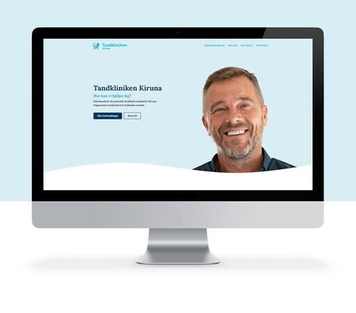 Tandkliniken Kirunas nya hemsida är skapad i Yodo CMS.